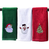 Toallas De Mano De Navidad De 16 X 25 Pulgadas, Juego D...