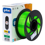 Filamento Seda Grilon3 Pla Silk 1,75mm 1kg Verde -n4print