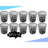 Kit 10 Lixeira Metal Aramado Cesto Lixo Escritório 10 Litros