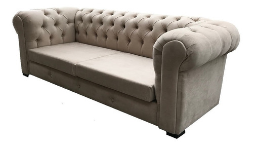 Sillon Sofa Chesterfield Premiun 2 Cuerpos Chenile O Cuerina