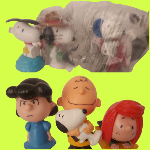 Snoopy Y Sus Amigos Figuras Mcdonald's 2015 Y 18 Lote De 6