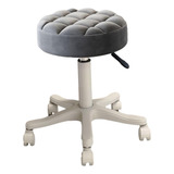 Taburete Giratorio Para Spa, Silla De De Trabajo, Gris