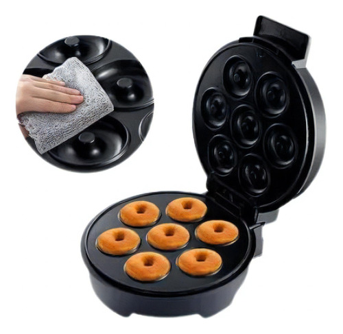 Máquina De Donuts Para Desayuno, 110 V, Color Negro
