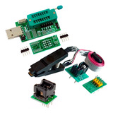 Programador Usb Ch341a + Pinza + Cable + Adapt. Soic8 150mil