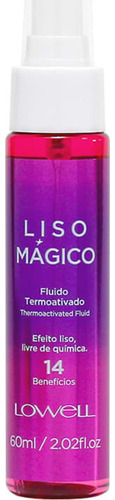 Fluido Termoativado Liso Magico Efeito Liso Lowell 60ml