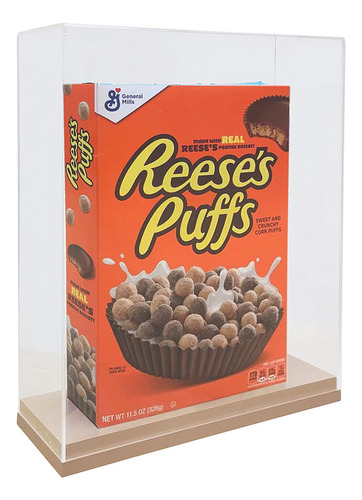 Caja De Cereales Pequeña De Acrílico De 8,5x2,5x12, Figura