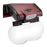 Lupa Visera Con 6 Lentes Diferentes + Luz Led Con Pilas Aaa