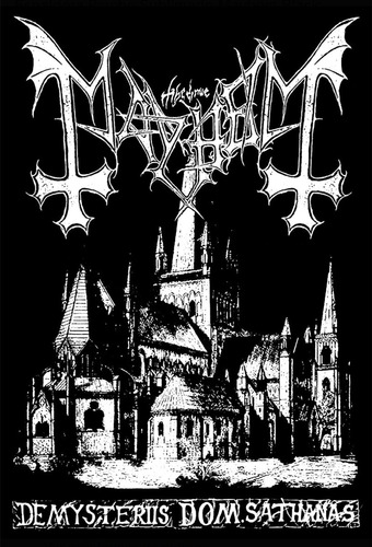 Espaldera Parche Sublimado Mayhem Black Metal T. Grande