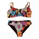 Bikini Rusty Floral Mix Bikini Set Conjunto 2 Piezas Niña