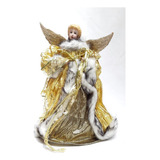 Angel 40 Cm Color Oro #31012 Sheshu Navidad