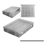 Caja Organizadora Plástica Grande 12 Divisiones Rebatible