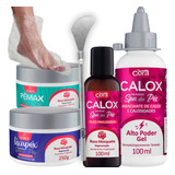 Kit Spa Dos Pés Calox Amaciante Calosidades Coraprofissional