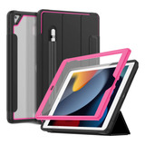 Funda Para iPad 7/8/9 - Negro/rosa Intenso