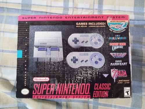 Snes Super Nintendo Classic Original Usada