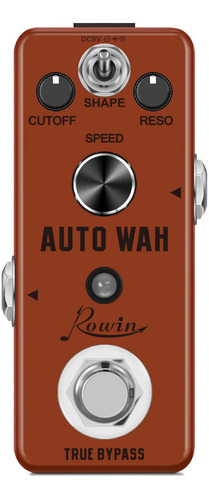 3 Guitarra  Para Wah Auto Lef-3804 Rowin Digital Pedal