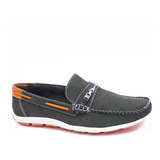 Mocassim Sapato Casual Fino Nobuck Dock Sider Masculino Top