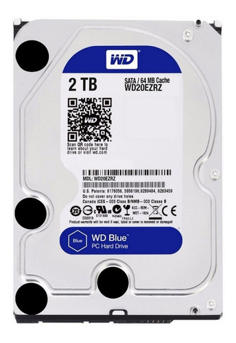 Disco Duro Interno Western Digital  Wd20ezrz 2tb Azul