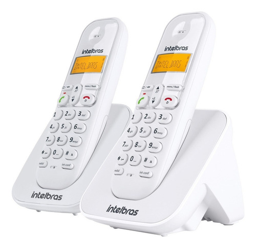 Telefone Sem Fio Intelbras Ts3112  Com 1 Ramal Branco Bivolt