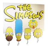 Soporte Porta Llaves Organizador - Los Simpson