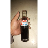 Botella Pepsi Cola Años 80 Llena De Un Cuartito Con Ficha