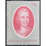 Argentina, Sello Gj 2845 Eva Perón Derechos 1997 Mint L19061