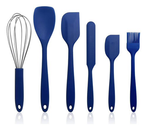 Silicone Cooking Utensil Set 6-piece, Kitchen Utensils Set F