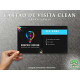 Design | Arte Digital | Cartão De Visita - Modelo Clean