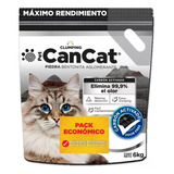 Piedras Sanitarias Carbon Activo Bentonita Can Cat X 6 Kg