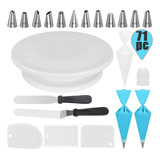 A 71 Kit De Decoración De Pasteles Con Plato Giratorio For