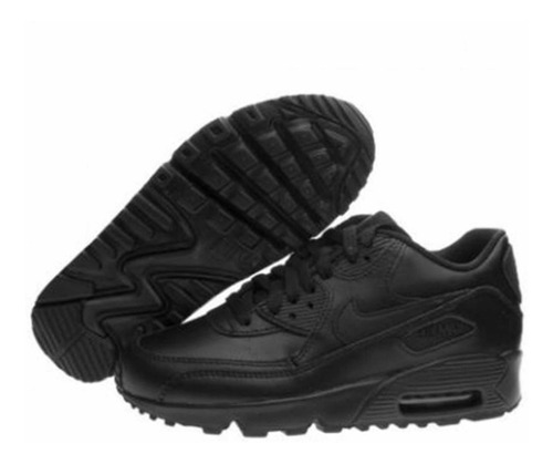 Calzado Nike Air Max 90 Negro/piel Nuevos Y Original