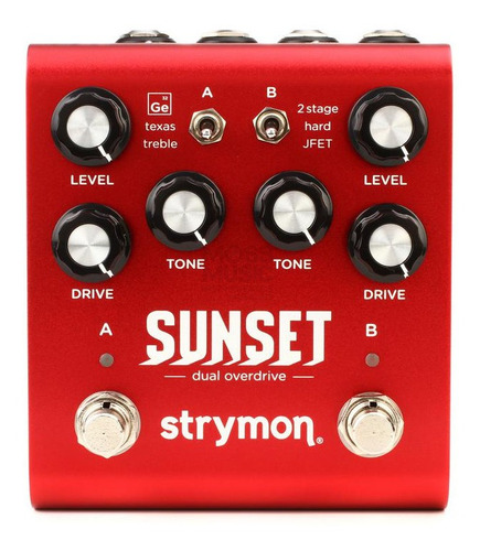 Pedal Strymon Sunset Dual Overdrive Novo Lacrado Nf