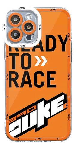 A Funda De Teléfono Para iPhone 14 13 12 15 11 Racing-ktmm