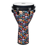 Meinl Jd14da Djembe 14 Pulgadas Tambor Diseño Día De Muertos Color Multicolor