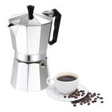 Cafetera Tetera Aluminio Tipo Expreso Manual Elegante Cocina