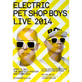 Poster - Pet Shop Boys 2014 Tour - Decor 33 Cm X 48 Cm