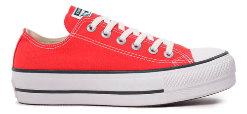 Tênis All Star Chuck Taylor Lift Plataforma Ox - Vermelho