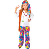 Disfraz Niña Hippie Rock Halloween