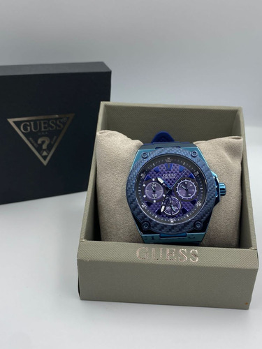 Reloj Guess Legacy Azul De Hombre Original - 57hgt5