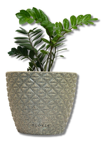 Vaso Diamante Luxo 3d Plantas Casa Sala Jardim Cone N0