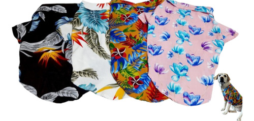 Camisa Hawaiana Para Mascota Tallas Grandes