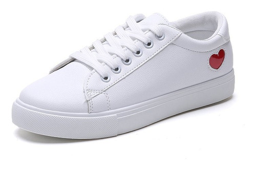 Zapatos Mujer Casuals Tenis Blancos