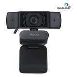 Câmera Web Rapoo Ra015 Hd 30fps Cor Preto