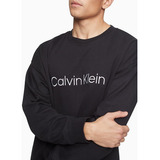 Polerón Negro De Hombre Calvin Klein