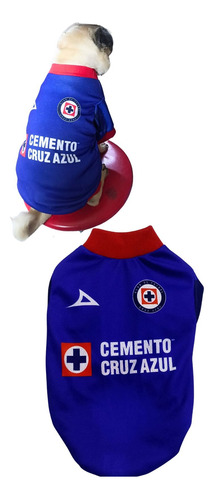 Jersey Deportivo Para Mascotas - Azul -