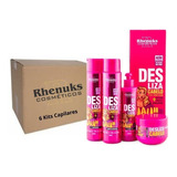 Kit Capilar Desliza Cabelo Rhenuks Atacado - 6 Kits