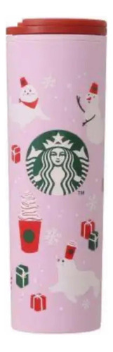 Vaso Starbucks Cherry Blossom Iconos Navideños 