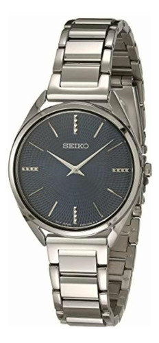 Seiko Swr033p1 Reloj Seiko Dama Cuarzo Acero For Mujer,