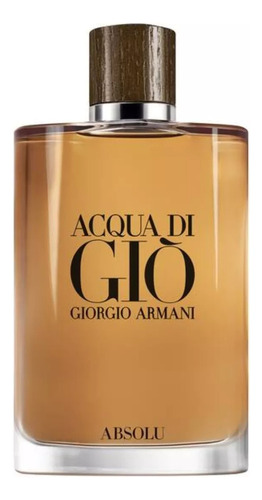 Perfume Original Nuevo Hombre Gio Absolu 125ml 