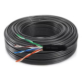 Bobina De Cable Red Utp Cat 5e Noga Exterior 100 Metros Cctv