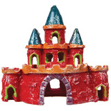 Glofish Castillo Ornamento Para Acuario